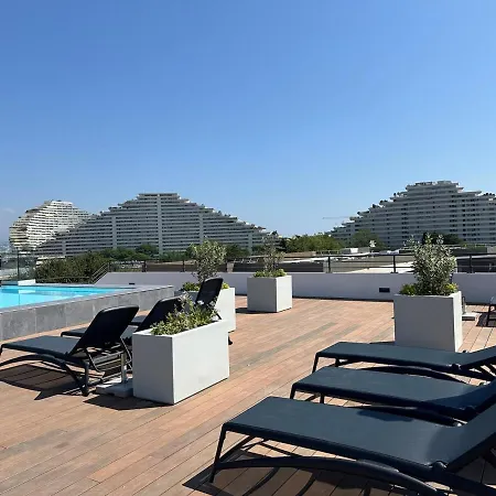 Daire Rooftop Pool Villeneuve-Loubet
